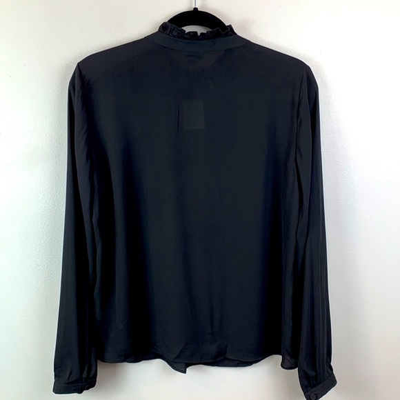 J. Crew Long-Sleeve Top With Ruffles NEW! - Picture 5 of 10